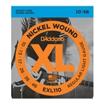 D'addario 10-46 Light Nickel Wound Electric Guitar Strings Set