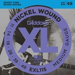 11-49 Medium Blues, Jazz Rock Nickel Wound Electric Guitar Strings Set