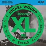 D'addario 9-42 Extra Super Light Nickel Wound Electric Guitar Strings Set