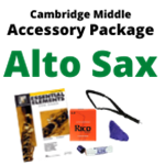 Cambridge Middle School Alto Sax Band Program Accessory Pkg Only