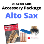 St Croix Falls Alto Sax Band Program Accessory Pkg Only