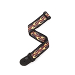 Hot Rod Flame Guitar Strap