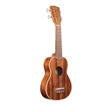 Kala KAS Satin Mahogany Soprano Ukulele with Binding