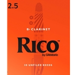 Box Rico Clarinet Reeds (10 per box)