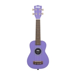 Ultraviolet Ukadelic Soprano Ukulele with Tote