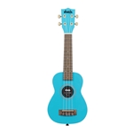 Blue Yonder Ukadelic Soprano Ukulele with Tote