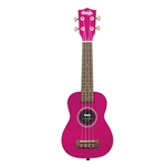 Dragonfruit Ukadelic Soprano Ukelele with Tote