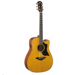 Yamaha A5M ARE Dreadnaught Cutaway AC/EL Guitar with Hardshell Case