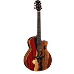 Luna Vista Bear AC/EL Guitar with Hardshell Case