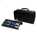 GPBLAK1 Small Aluminum Pedal Pedalboard with Gig Bag