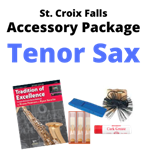 St. Croix Falls Tenor Sax Band Accessory Pkg Only