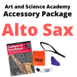 Art and Science Academy Alto Sax Band Program Accessory Pkg Only