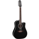 Takamine EF381SC AC/EL 12 String Dreadnought Guitar with Semi Hard Case