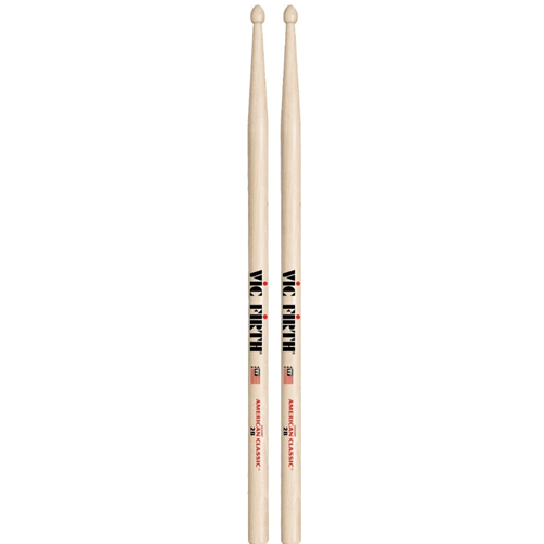 Vic Firth NOVA/® Series Drumsticks Wood Tip 2B Black