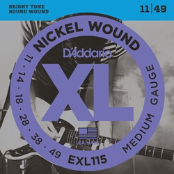 11-49 Medium Blues, Jazz Rock Nickel Wound Electric Guitar Strings Set