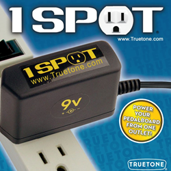 1 Spot 9 Volt 1700ma AC Adapter for Effects Pedals