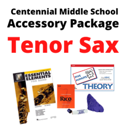 Centennial MS Tenor Sax Band Program Accessory Pkg Only