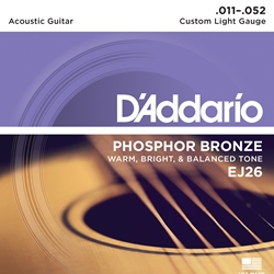 11-52 Custom Light  Phosphor Bronze Acoustic Guitar Strings Set