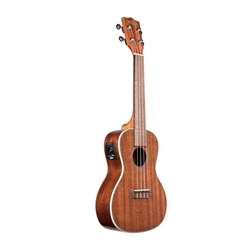 Kala KACGE Mahogany Gloss Concert Ukulele with Pickup