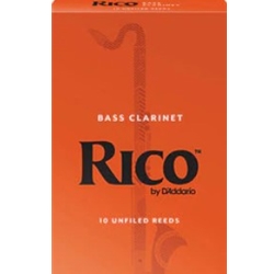 Box Rico Bass Clarinet Reeds (10 per box)