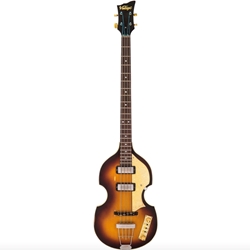 Vintage VVB4 Reissued Beetle Violin Bass with Hard Case