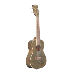 Kala Stardust Gold Sparkle Concert Ukulele