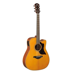 Yamaha A1M Folk AC/EL Guitar - Mahogany Body