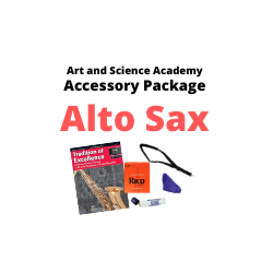 Art and Science Academy Alto Sax Band Program Accessory Pkg Only